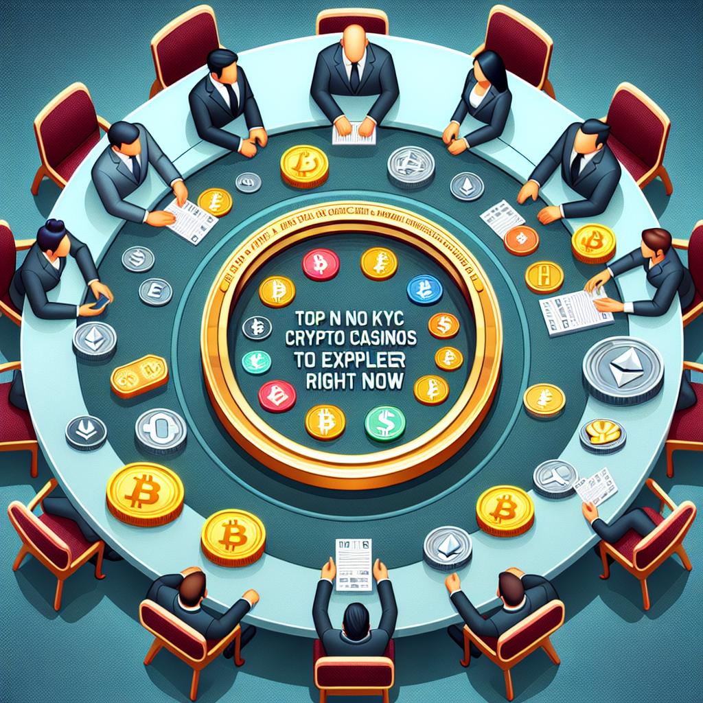 Top No KYC Crypto Casinos ​to Explore Right Now